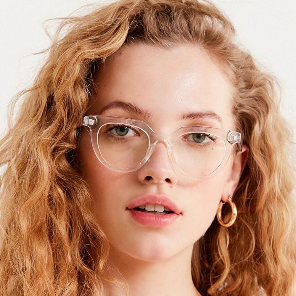 Savannah Clear Frame Plastic Readers Sunglasses - Picture 1 of 3